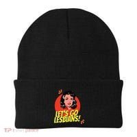 LetS Go Lesbians! Retro Lesbian Subtle Lesbian Beanie thumb 0