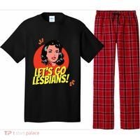 LetS Go Lesbians! Retro Lesbian Subtle Lesbian Pajama Set thumb 0