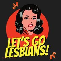 LetS Go Lesbians! Retro Lesbian Subtle Lesbian Tumbler thumb 3