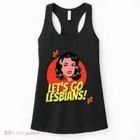 LetS Go Lesbians! Retro Lesbian Subtle Lesbian Women's Tank Top thumb 0