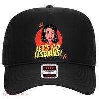 LetS Go Lesbians! Retro Lesbian Subtle Lesbian Hat thumb 0