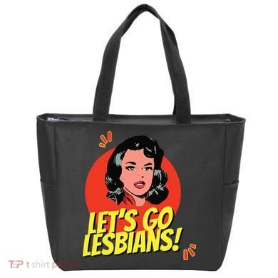 LetS Go Lesbians! Retro Lesbian Subtle Lesbian Tote Bag