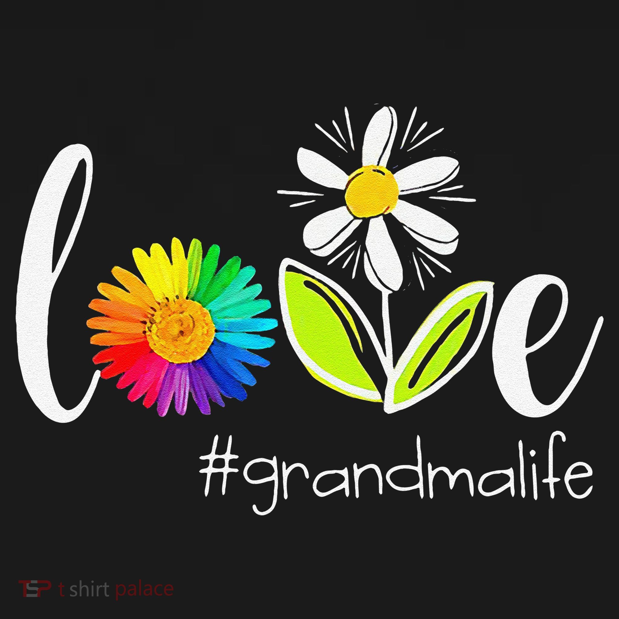 Love Grandma Life Wildlife Flower Women's Hoodie