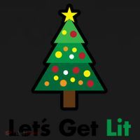 Let's Get Lit Funny Christmas Ing Xmas Lights Funny Gift Bucket Hat thumb 4