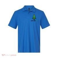 Let's Get Lit Funny Christmas Ing Xmas Lights Funny Gift Polo thumb 0