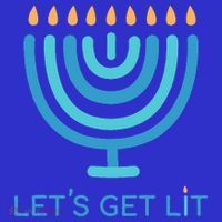 Let's Get Lit Menorah Jewish Funny Ugly Hanukkah Jew  Long Sleeve Shirt thumb 2
