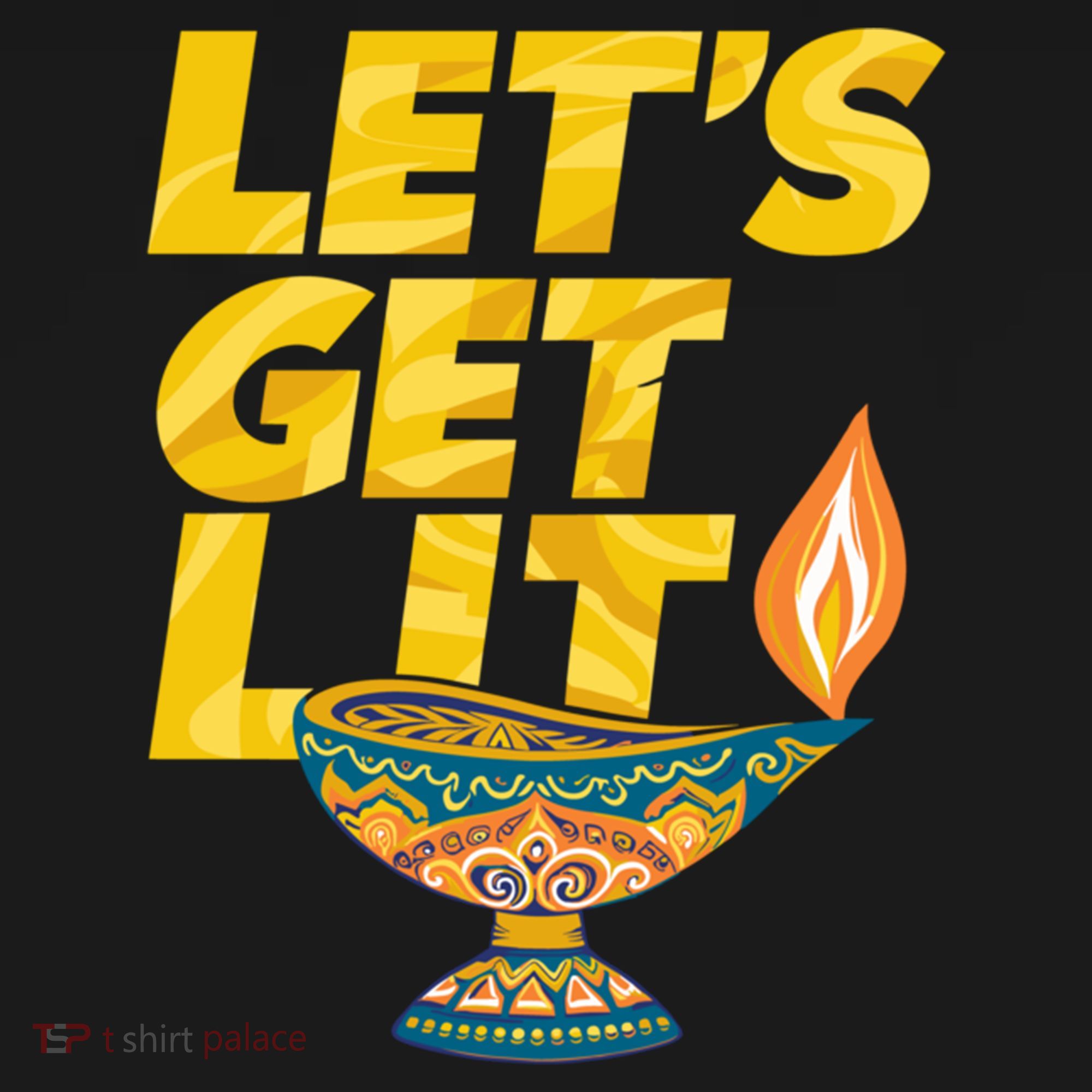 LetS Get Lit Diwali Dia Cool Gift Doggie Tank