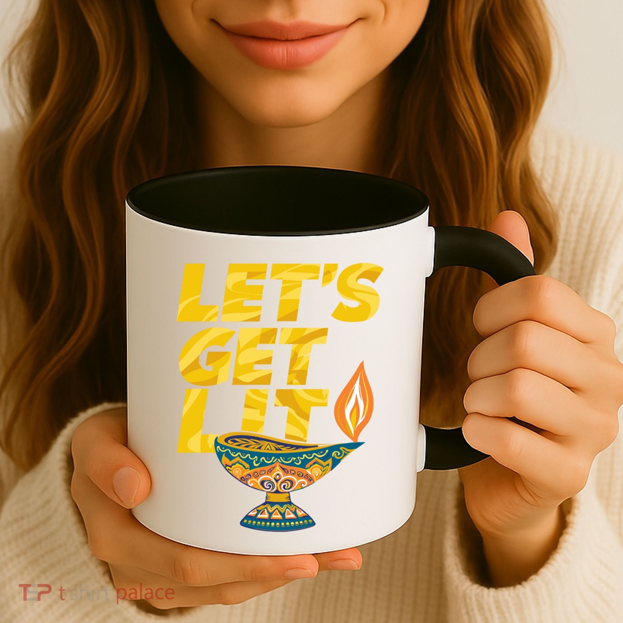 LetS Get Lit Diwali Dia Cool Gift Coffee Mug