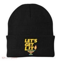 LetS Get Lit Diwali Dia Cool Gift Beanie thumb 0