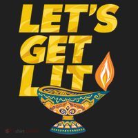 LetS Get Lit Diwali Dia Cool Gift Beanie thumb 2