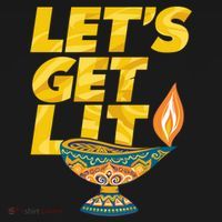 LetS Get Lit Diwali Dia Cool Gift Pajama Set thumb 2