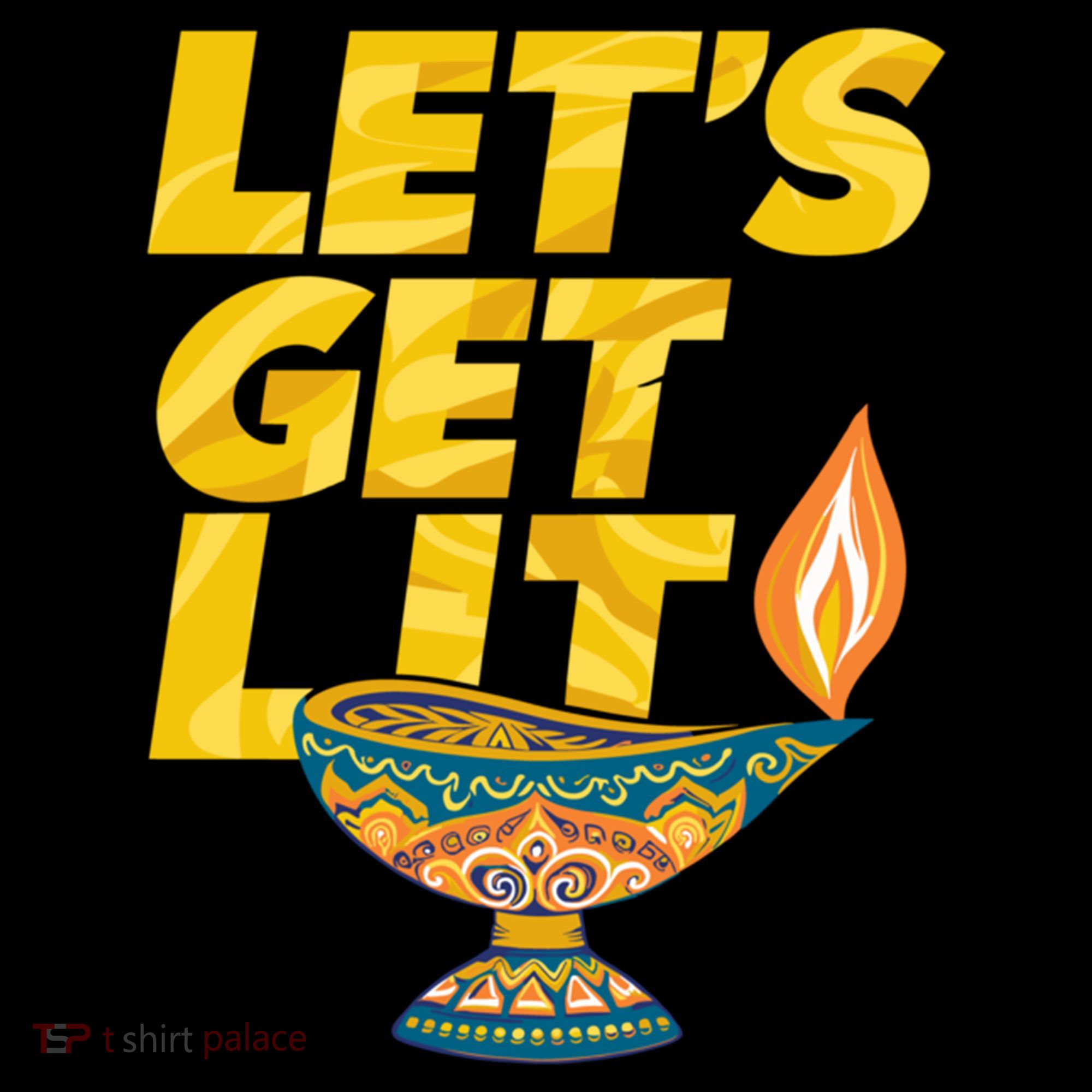 LetS Get Lit Diwali Dia Cool Gift Pajama Set