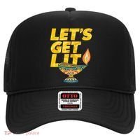 LetS Get Lit Diwali Dia Cool Gift Hat thumb 0
