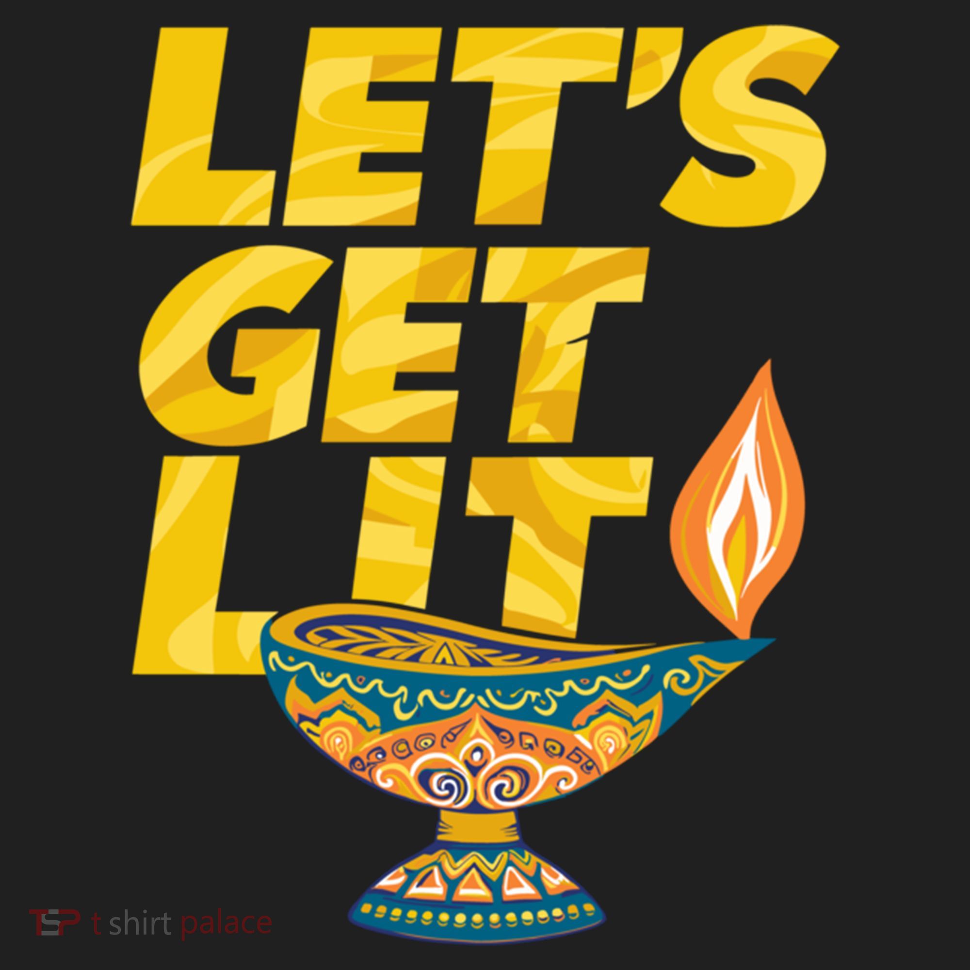 LetS Get Lit Diwali Dia Cool Gift Hat