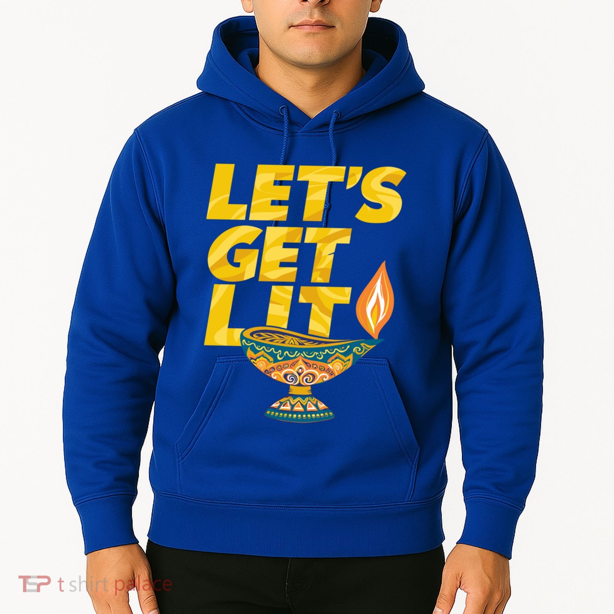 LetS Get Lit Diwali Dia Cool Gift Hoodie