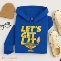 LetS Get Lit Diwali Dia Cool Gift Hoodie thumb 4