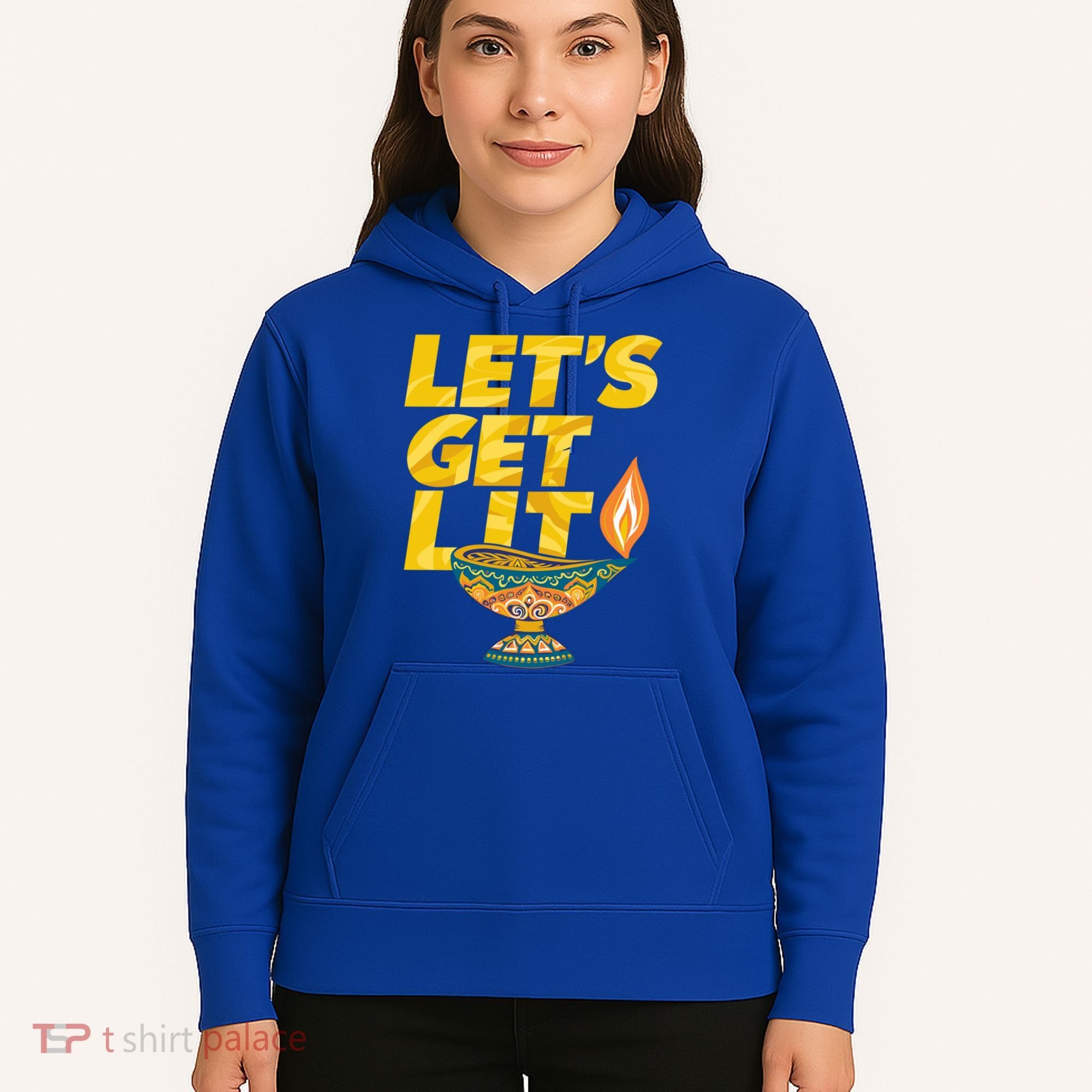 LetS Get Lit Diwali Dia Cool Gift Hoodie