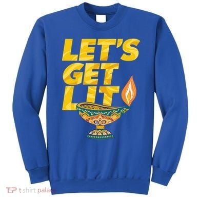 LetS Get Lit Diwali Dia Cool Gift Sweatshirt