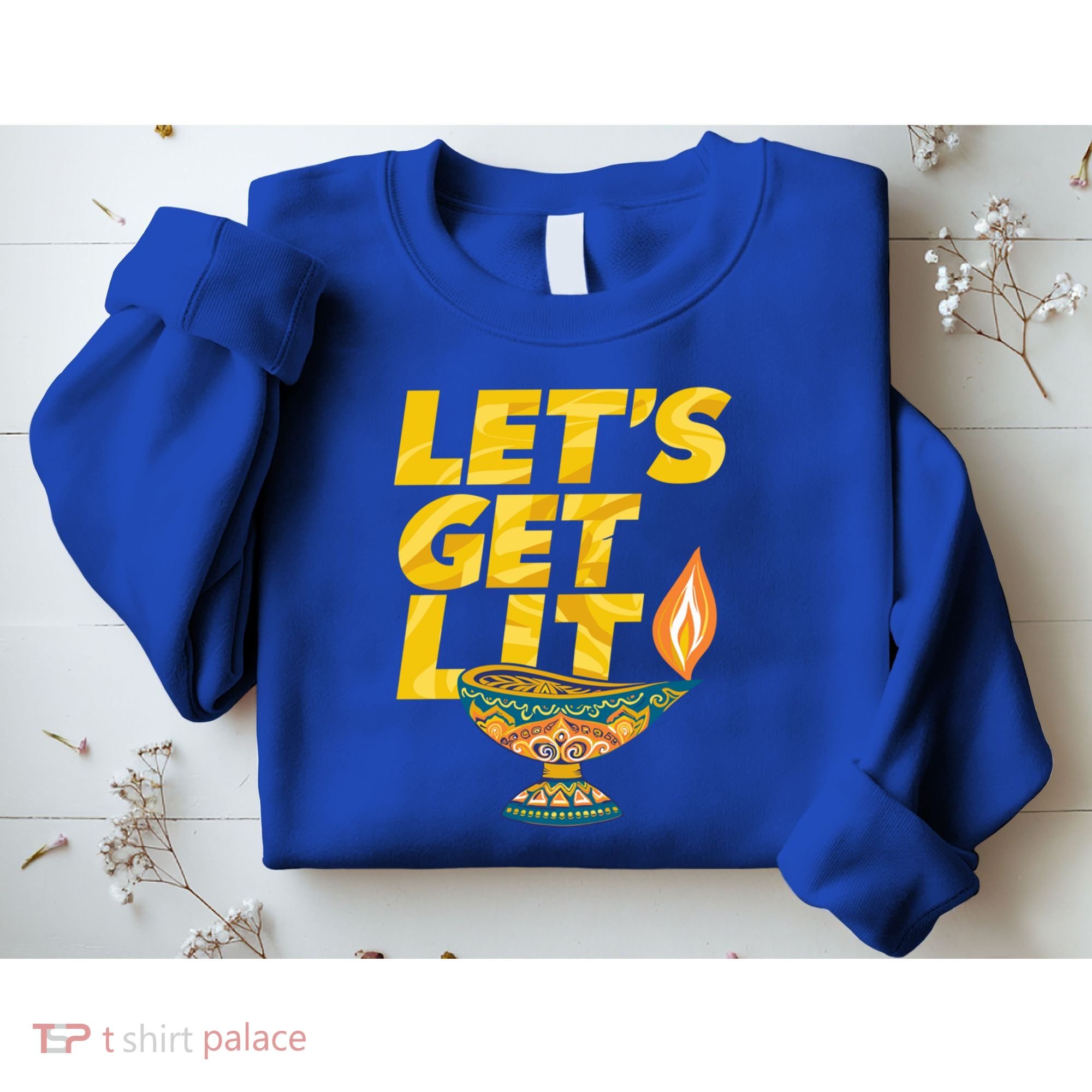 LetS Get Lit Diwali Dia Cool Gift Sweatshirt