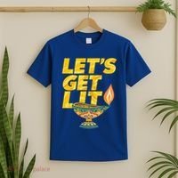 LetS Get Lit Diwali Dia Cool Gift T-Shirt thumb 2