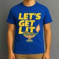 LetS Get Lit Diwali Dia Cool Gift T-Shirt thumb 3