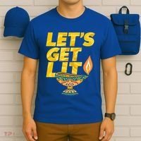 LetS Get Lit Diwali Dia Cool Gift T-Shirt thumb 6