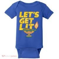 LetS Get Lit Diwali Dia Cool Gift Baby Bodysuit thumb 0