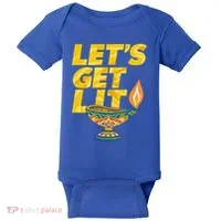 LetS Get Lit Diwali Dia Cool Gift Baby Bodysuit thumb 0