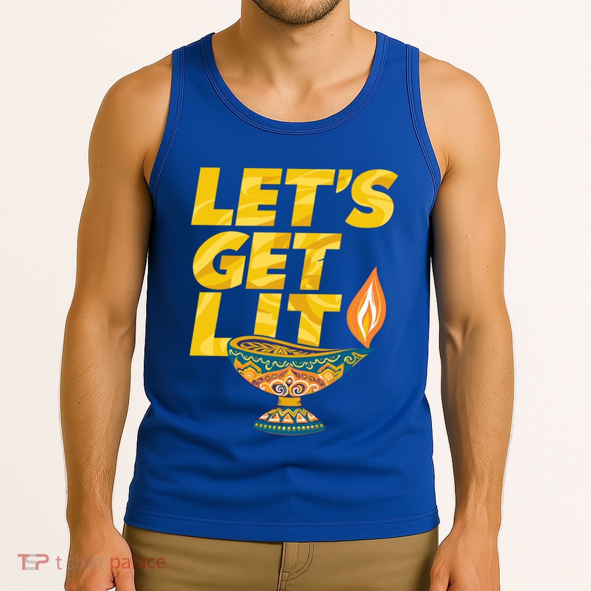 LetS Get Lit Diwali Dia Cool Gift Tank Top