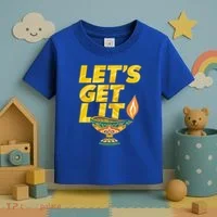 LetS Get Lit Diwali Dia Cool Gift Toddler T-Shirt thumb 3