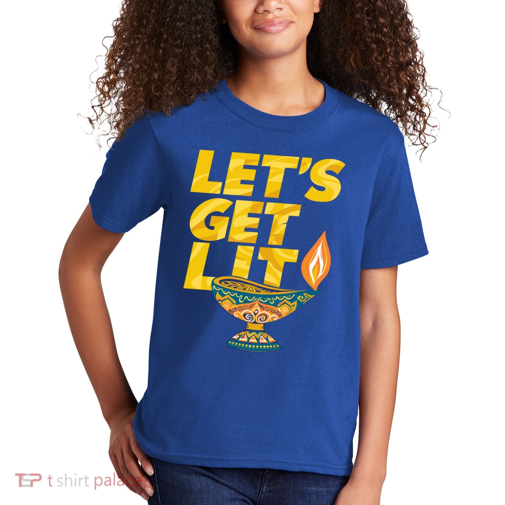 LetS Get Lit Diwali Dia Cool Gift Kids T-Shirt