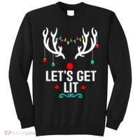 LetS Get Lit Cool Christmas Sweatshirt thumb 0