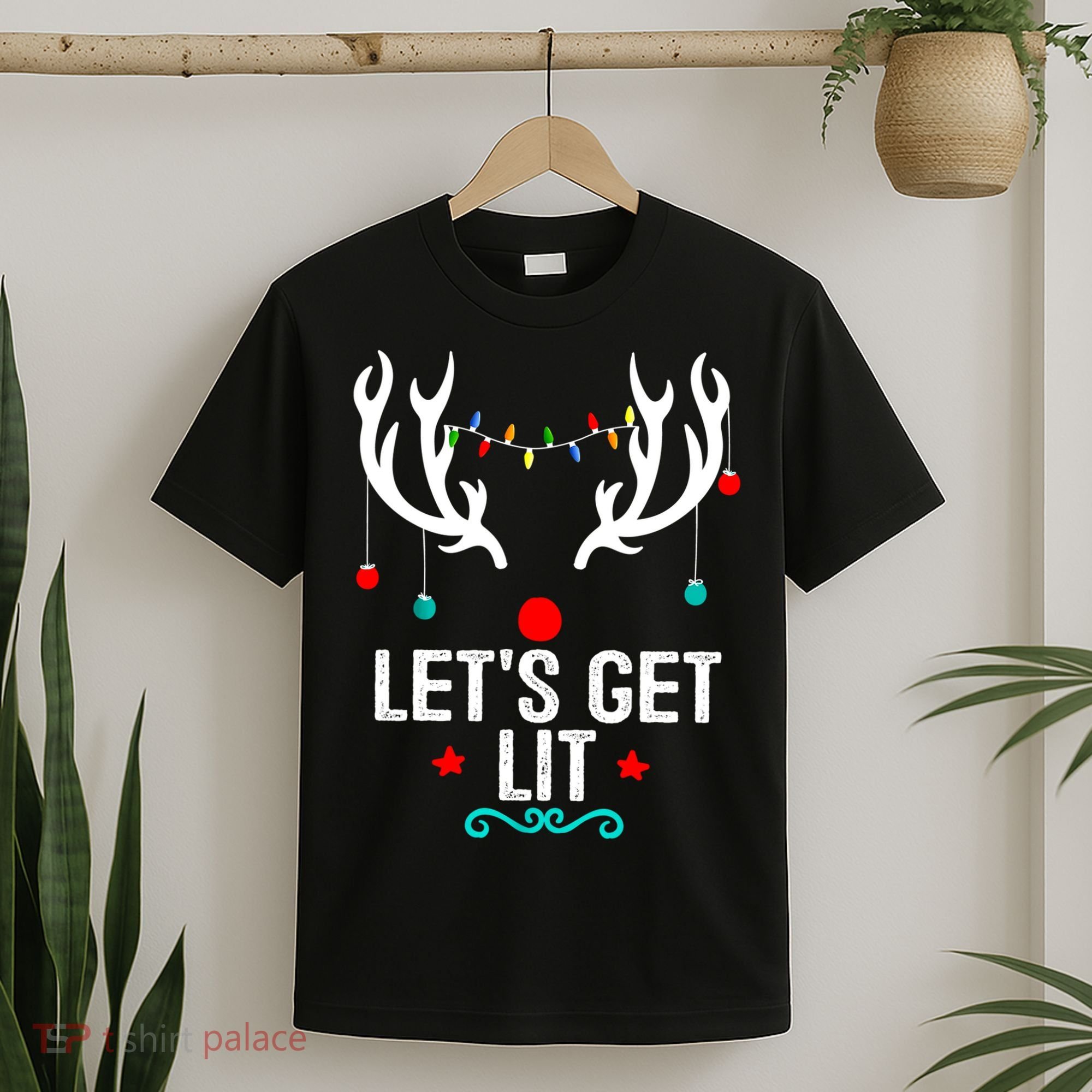 LetS Get Lit Cool Christmas T-Shirt