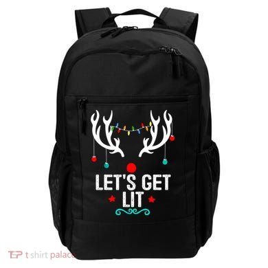 LetS Get Lit Cool Christmas Backpack