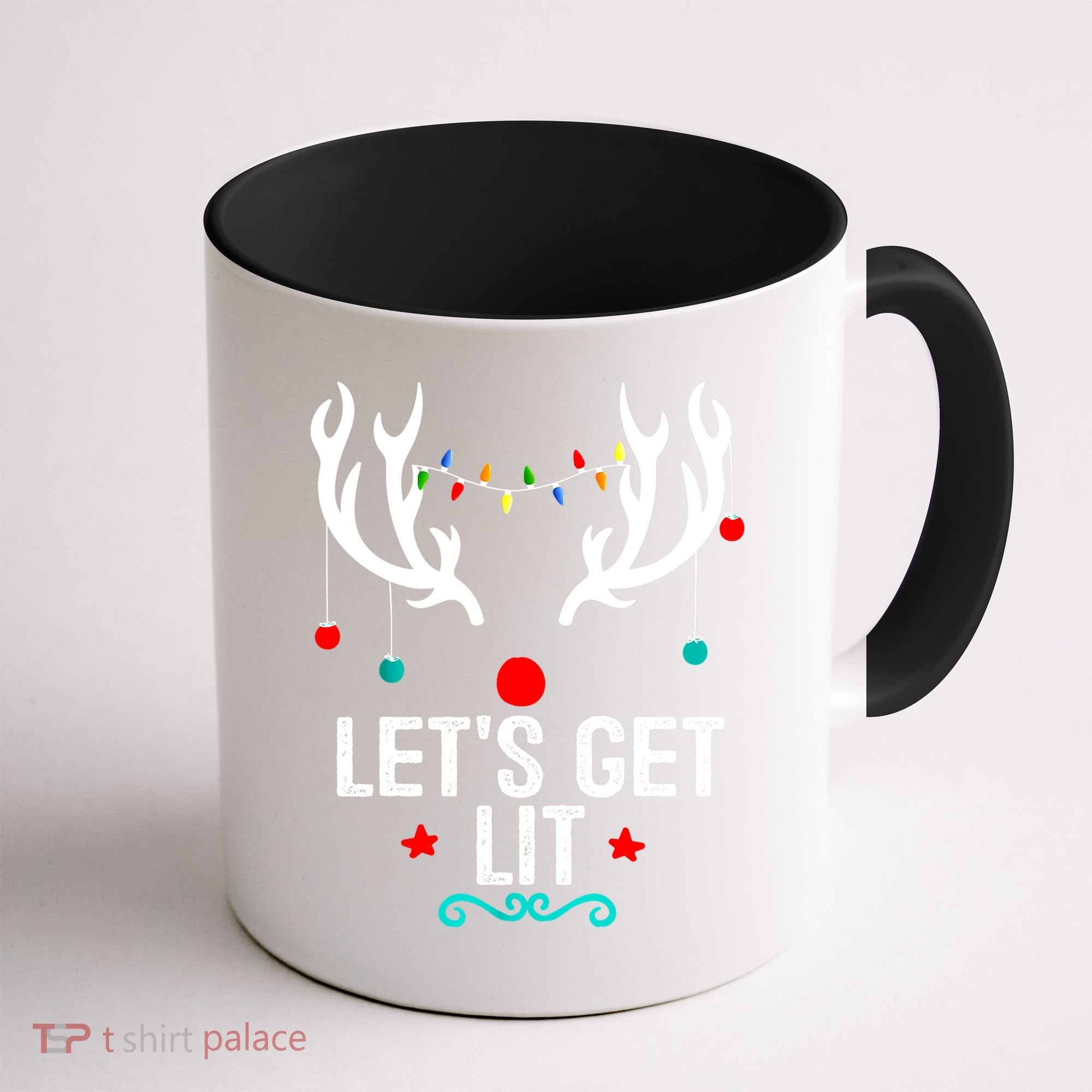 LetS Get Lit Cool Christmas Coffee Mug