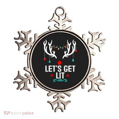 LetS Get Lit Cool Christmas Ornament