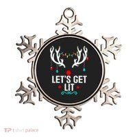 LetS Get Lit Cool Christmas Ornament thumb 0