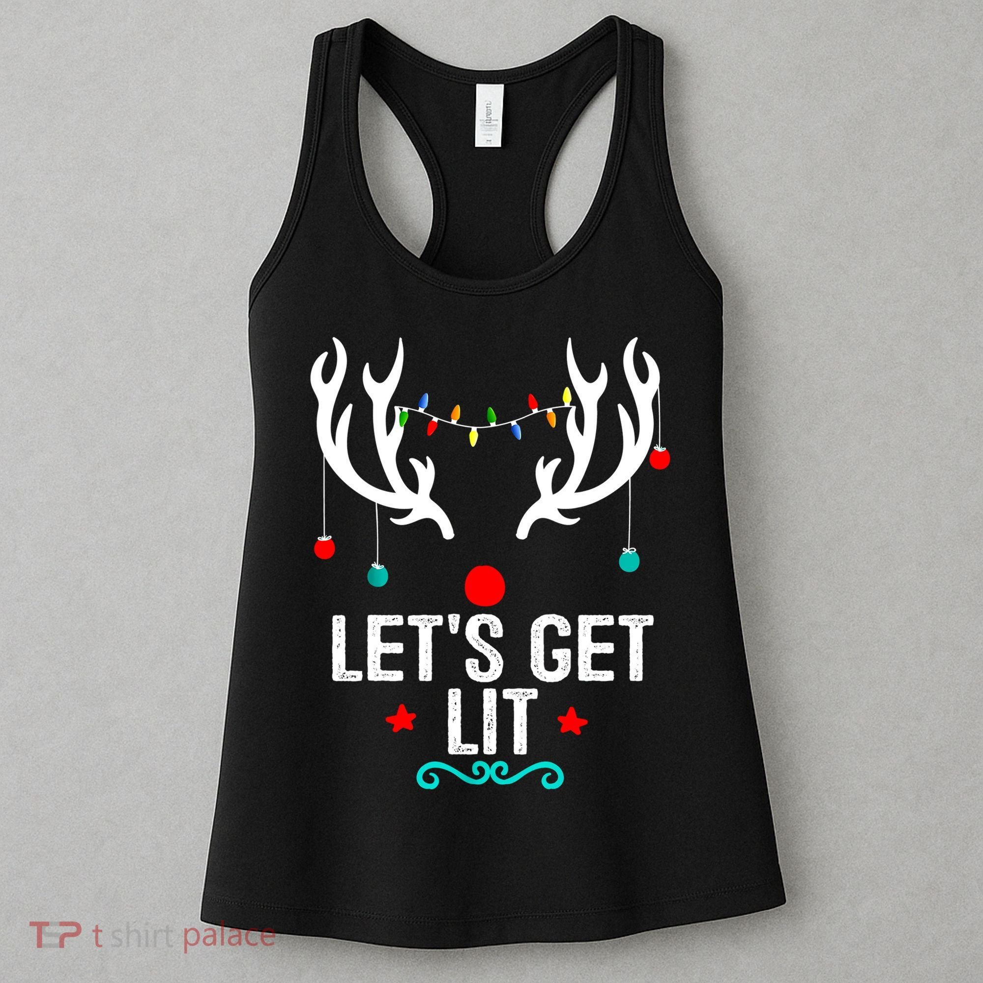 LetS Get Lit Cool Christmas Women's Tank Top
