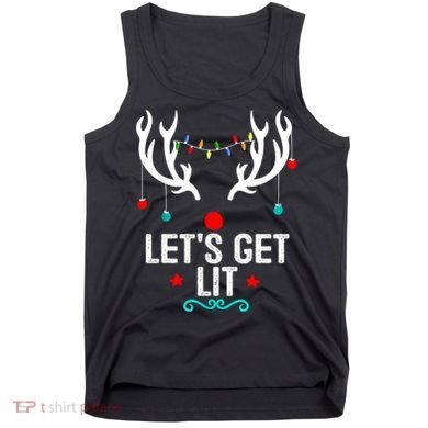 LetS Get Lit Cool Christmas Tank Top