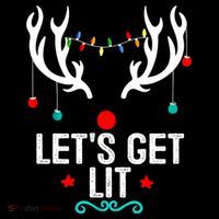 LetS Get Lit Cool Christmas Visor thumb 3