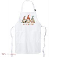 Let's Get Lit Christmas Gnome Lights Funny Xmas Gift Apron thumb 0