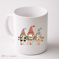 Let's Get Lit Christmas Gnome Lights Funny Xmas Gift Coffee Mug thumb 0