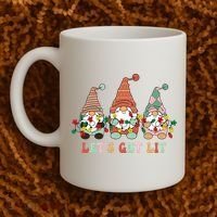 Let's Get Lit Christmas Gnome Lights Funny Xmas Gift Coffee Mug thumb 2