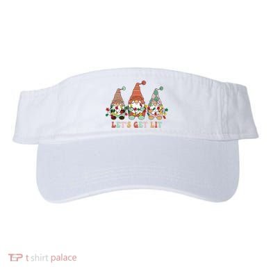 Let's Get Lit Christmas Gnome Lights Funny Xmas Gift Visor
