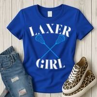 Lacrosse Girl Women's T-Shirt thumb 3