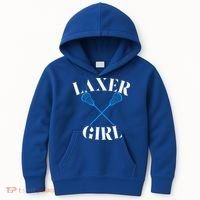 Lacrosse Girl Kids Hoodie thumb 0