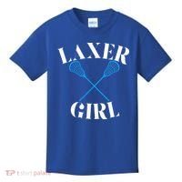 Lacrosse Girl Kids T-Shirt thumb 0