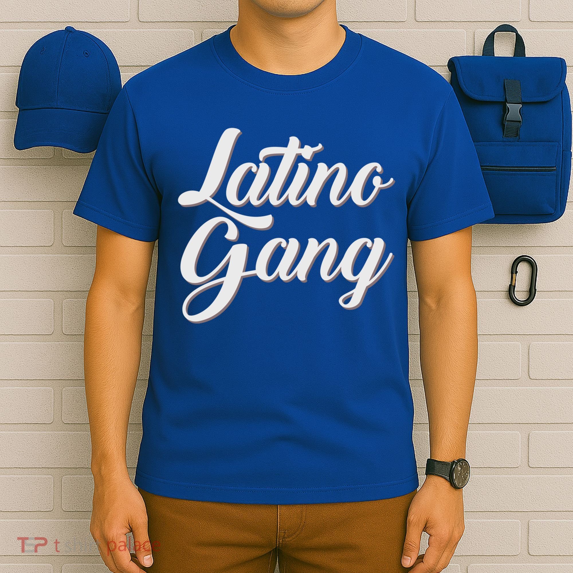 Latino Gang Latin Trap Hip Hop Rap Hispanic Cholo Grafitti Great Gift T-Shirt
