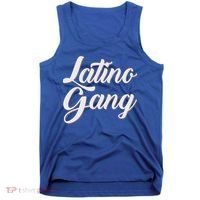 Latino Gang Latin Trap Hip Hop Rap Hispanic Cholo Grafitti Great Gift Tank Top thumb 0