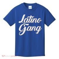 Latino Gang Latin Trap Hip Hop Rap Hispanic Cholo Grafitti Great Gift Kids T-Shirt thumb 0